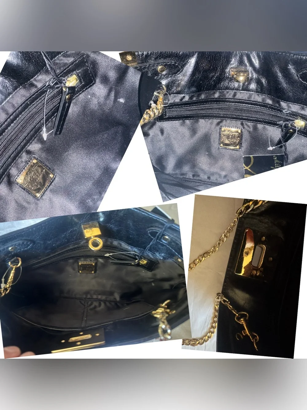 Vintage Milly Leopard Cowhide & Leather Convertible Clutch Purse